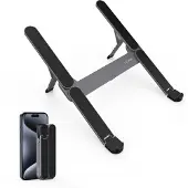 Sodial 314 Opvouwbare Laptopstandaard Voor Computer Mini Compact Grijs