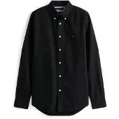Tommy Hilfiger Overhemd 'HERITAGE' zwart