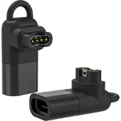 Phonillico 2x USB-C naar compatibel voor Garmin Fenix ​​​​Watch-adapter