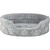 Trixie hondenmand jimmy soft ovaal lichtgrijs 75x65 cm