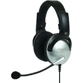 Koss SB45, Kabel, 18 - 20000 Hz, Gesprekken/muziek, Koptelefoon met microfoon, Zwart, Zilver