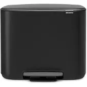 Brabantia Bo Pedal Bin 36 Liter Matt Black