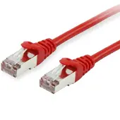 Equip 606513, Patchkabel Cat6A, S/FTP, 2xRJ45, 25.00 meter, rood, LSZH, polybag