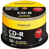 Intenso Cd-r Spindle 50 Printable 700mb