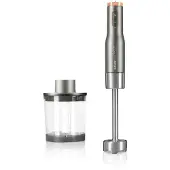 Hager Haeger HB-80C.025A, Duikmixer, 800 W, Grijs, RVS, Transparant