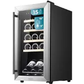 Cecotec Vinoteca GrandSommelier 1550 RVS Compressor