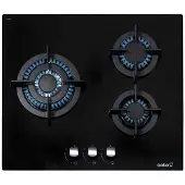 CATA Cci 6021 Bk Gaskookplaat 3 Branders