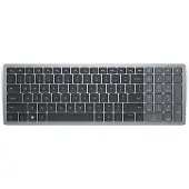 Dell Compacte toetsenbord Pro Plus – KB740 - Russisch (QWERTY), Volledige grootte (100%), Draadloos, RF draadloos + Bluetooth, Schaarmechanisme, QWERTY, Grijs, Zwart
