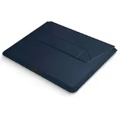 Uniq Oslo Laptophoes - Laptopsleeve met opvouwbare laptopstandaard 14 inch - Laptopsleeve - Navy Blue