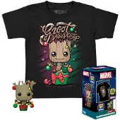 Funko POP! Guardians Of The Galaxy Groot Short Sleeve T-shirt Zwart M Kinderen