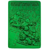 Fanattik Teenage Mutant Ninja Turtles Ingot 40th Anniversary Green Limited Edition Coins