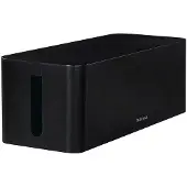 Hama 00221012 Kabelbox Kunststof Zwart (l x b x h) 15.6 x 4 x 13.5 cm 1 stuk(s)