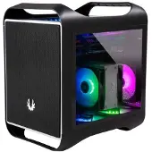 BitFenix BFC-PM2-300-KKGSK-3A, Midi-tower, PC-behuizing, zwart, micro ATX, Mini-ITX, kunststof, staal, 16,5 cm