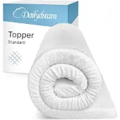 Nivion Dailydream - Memory Foam - Pure Topper - Maat S - tot 60 kg - 3,5 cm dik / 120x200 cm - Vermindert drukpunten