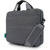Urban Factory Eco Toploading Koffer Voor (15.59", Universeel), Laptoptas, Grijs