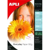 APLI Glanzend Fotopapier Everyday A4 100 Lakens