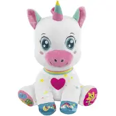 Clementoni Interactief pluche speelgoed voor baby's, eenhoorn, roze. Kinderen, roze, one size
