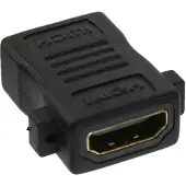 InLine 17600M tussenstuk voor kabels HDMI A female HDMI A Zwart