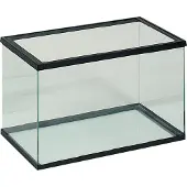 Flamingo Aquarium – volglas aquarium – 40x20x25cm – 17,3L – glas – zwart kunststof frame – Europese kwaliteit – voor alle vissoorten – binnen