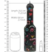 Ouch! by Shots Printed Paddle - Old School Tattoo Style - Black