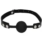 Ouch! Siliconen Ball Gag - Zwart
