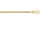 The Jewelry Collection TFT Collier Geelgoud Koord 2,0 mm