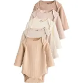 Next Rompertje/body beige / crème / donkerbeige / rosé / oudroze