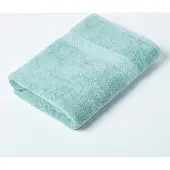 Homescapes 2-delige badhanddoekenset saliegroen - 100% Turks katoen 500 gsm