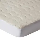 Homescapes matras-topper fleece – extra dik 320 gsm – teddy toplaag – 120x190 cm