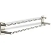 Sotech Wandgarderobe Talida zelfklevend van RVS Lengte: 585 mm dubbele
