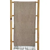 House of Nature Plaid Mansay 150x125cm bruin/beige