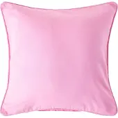 Homescapes Roze Katoenen Kussenhoes 60 x 60 cm