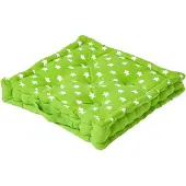 Homescapes zitkussen sterren groen 40 x 40 x 10 cm & polyester