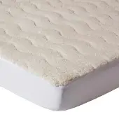 Homescapes matras-topper fleece – extra dik 320 gsm – teddy toplaag – 160x200 cm
