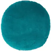 Homescapes Fluwelen kussen, 40 cm rond, smaragdgroen