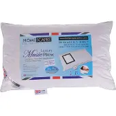 Homescapes - Wasbaar muziekkussen 50x75 cm 85% eendenveren 15% dons