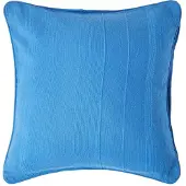 Homescapes Rajput katoenen kussenhoes, blauw, 60 x 60 cm