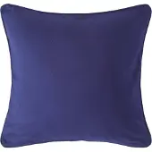 Homescapes Donkerblauwe katoenen kussenhoes 60 x 60 cm