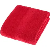 Homescapes badstof douchedoek 100% katoen rood