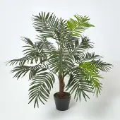 Homescapes Kunstboom Groen 'Mini Kunstpalm', 100 cm