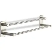 Sotech Wandgarderobe Talida zelfklevend van RVS Lengte: 435 mm dubbele