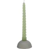 Packlinq Kaarsen gedraaid groen 19cm hoog (4 st.)