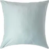 Homescapes Biologisch Kussensloop 80x80 cm – Eendenei Blauw – 100% Egyptisch Katoen Satijn – Draaddichtheid 400