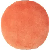 Homescapes fluwelen kussen, 40 cm rond, oranje