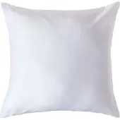 Homescapes Biologisch Kussensloop 80x80 cm – Wit – 100% Egyptisch Katoen Satijn – Draaddichtheid 400