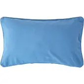 Homescapes Blauwe katoenen kussenhoes 30 x 50 cm