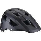 Bbb Cycling MTB Helm Nanga - Met Bevestiging voor Camera of Verlichting - Wasbare Padding - Fietshelm Volwassenen: Heren & Dames - Mat Zwart - M - BHE-54
