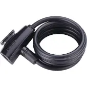 Bbb Cycling QuickSafe Coil Cable Fietsslot - Kabelslot Fiets - Sleutelslot - Zwart - 150 x 0,8 cm - BBL-61