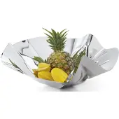 Philippi Decoratieve fruitschaal MARGARETHE 30 x 10 cm, zilver,