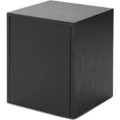 New Works Mass Bijzettafel With drawer | Black Stained Oak